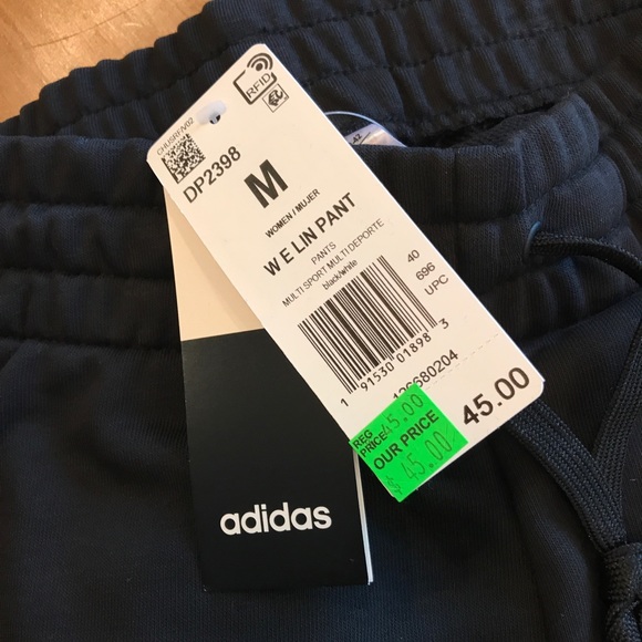 ADIDAS Essentials Linear Black Joggers - Picture 6 of 6